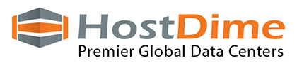 HostDime logo identity 